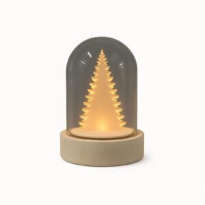 ΧΡΙΣΤΟΥΓΕΝΝΙΑΤΙΚΗ ΓΥΑΛΑ ΔΙΑΚΟΣΜΗΤΙΚΗ ΔΕΝΔΡΟ 8,5CM