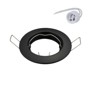 SPOT ΧΩΝ.ΣΤΑΘΕΡΟ ΜΑΥΡΟ GU10