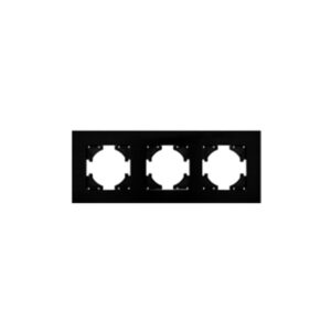 ΠΛΑΙΣΙΟ ΔΙΑΚΟΠΤΗ ΤΡΙΠΛΟ ΟΡΙΖΟΝΤΙΟ ΜΑΥΡΟ