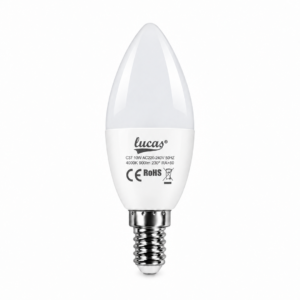ΚΕΡΙ LED 10W E14 4000K. (min 10ΤΕΜ)