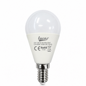 ΣΦΑΙΡΙΚΗ LED 13W E14 4000K (min 10ΤΕΜ)