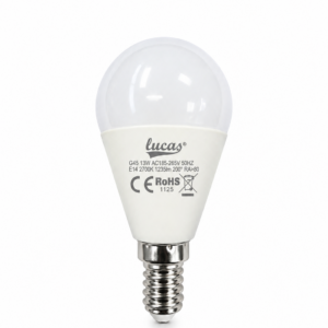 ΣΦΑΙΡΙΚΗ LED 13W E14 2700klv (min 10ΤΕΜ)